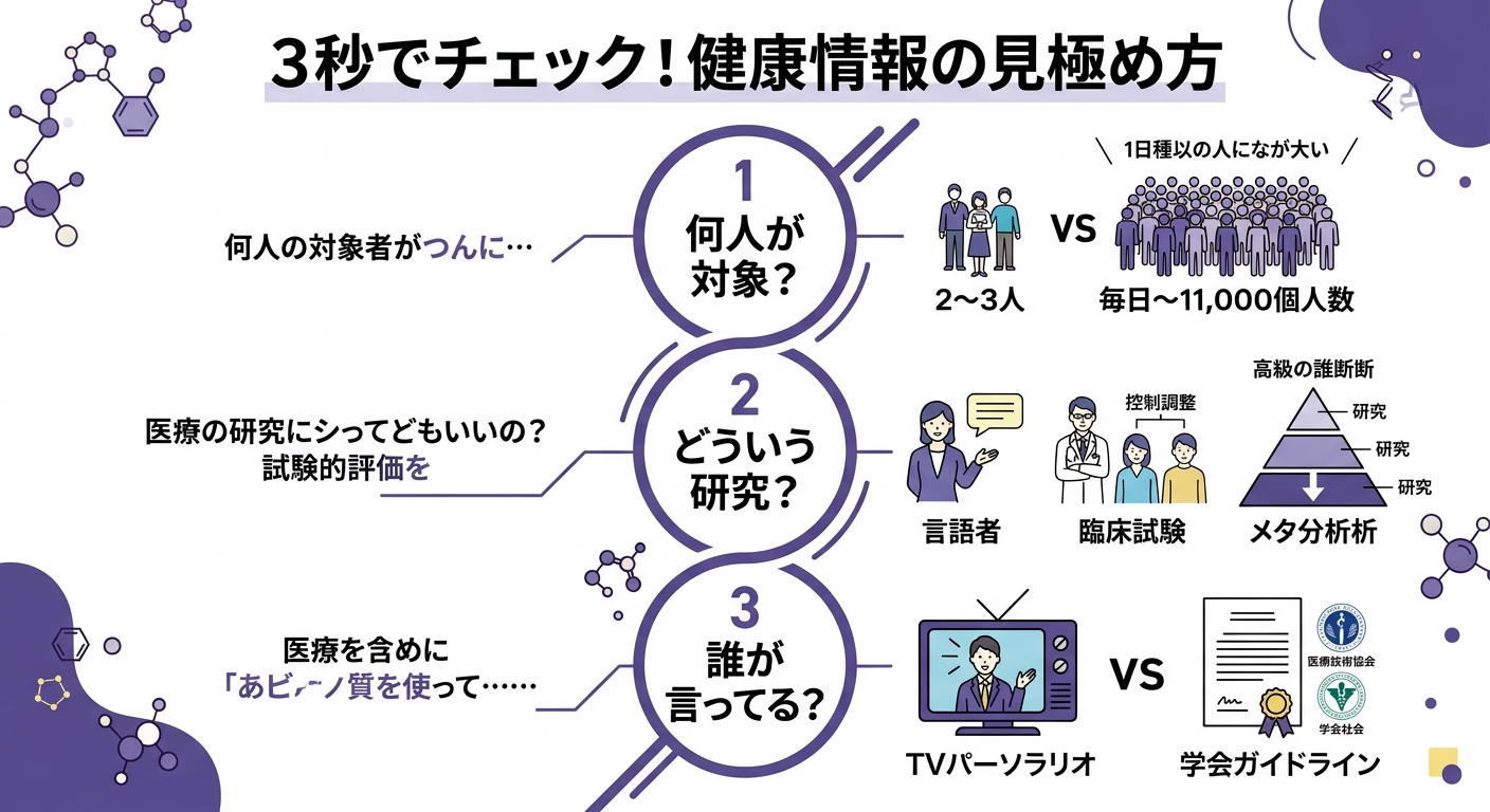 3秒チェック・インフォグラフィック