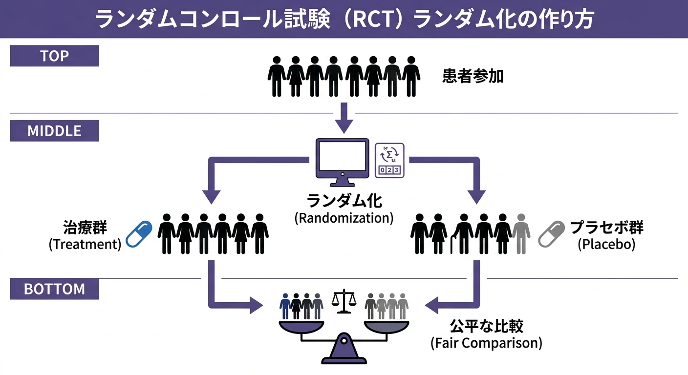 ランダム化の仕組み図解