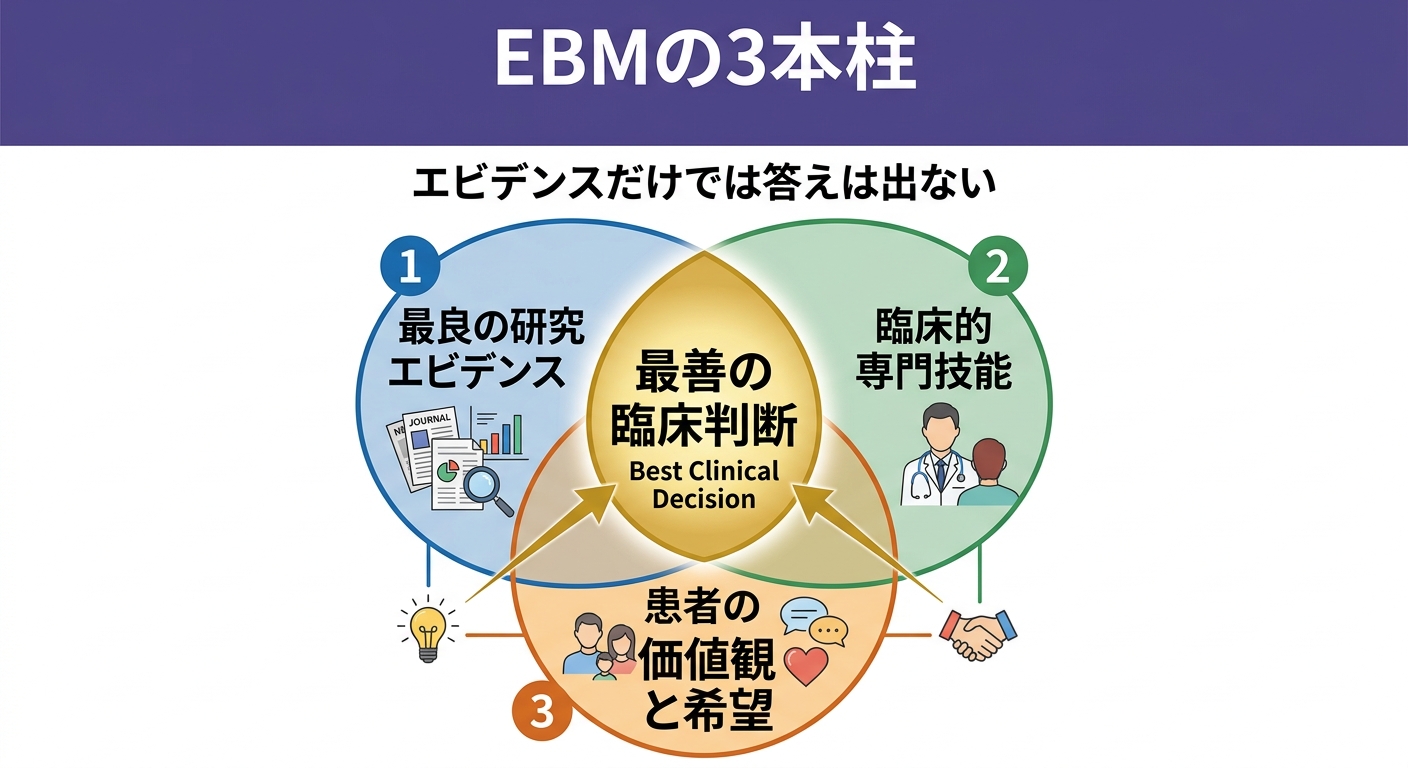 EBMの3本柱の図解